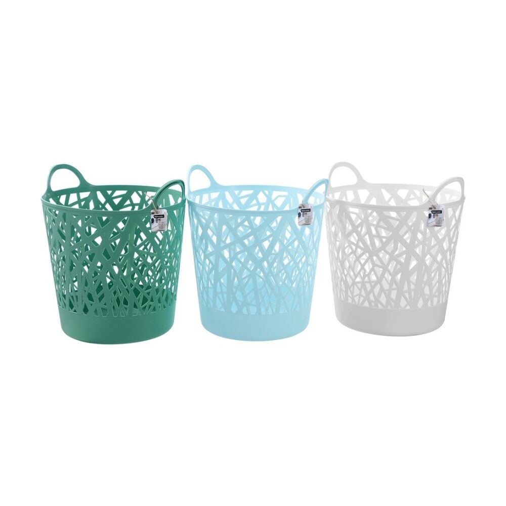 6PK Boxsweden Vine Basket Home Organiser Storage Container Assorted 42L