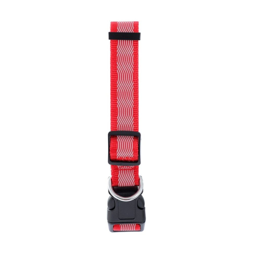 6PK Paws And Claws Reflective Pet Dog Collar Assorted Large 45-65cmx2.5cm