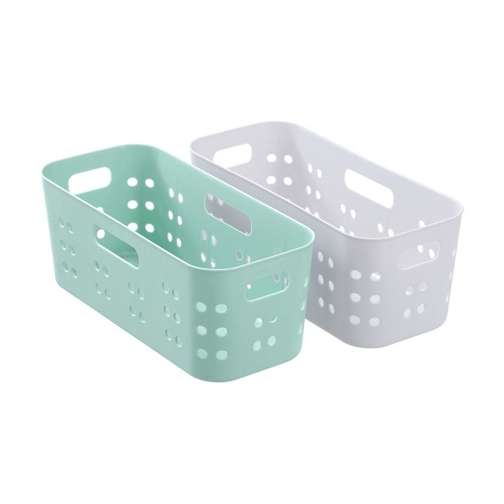 12PK Boxsweden Aeris Basket Home Organiser Storage Container Assorted 2.5L