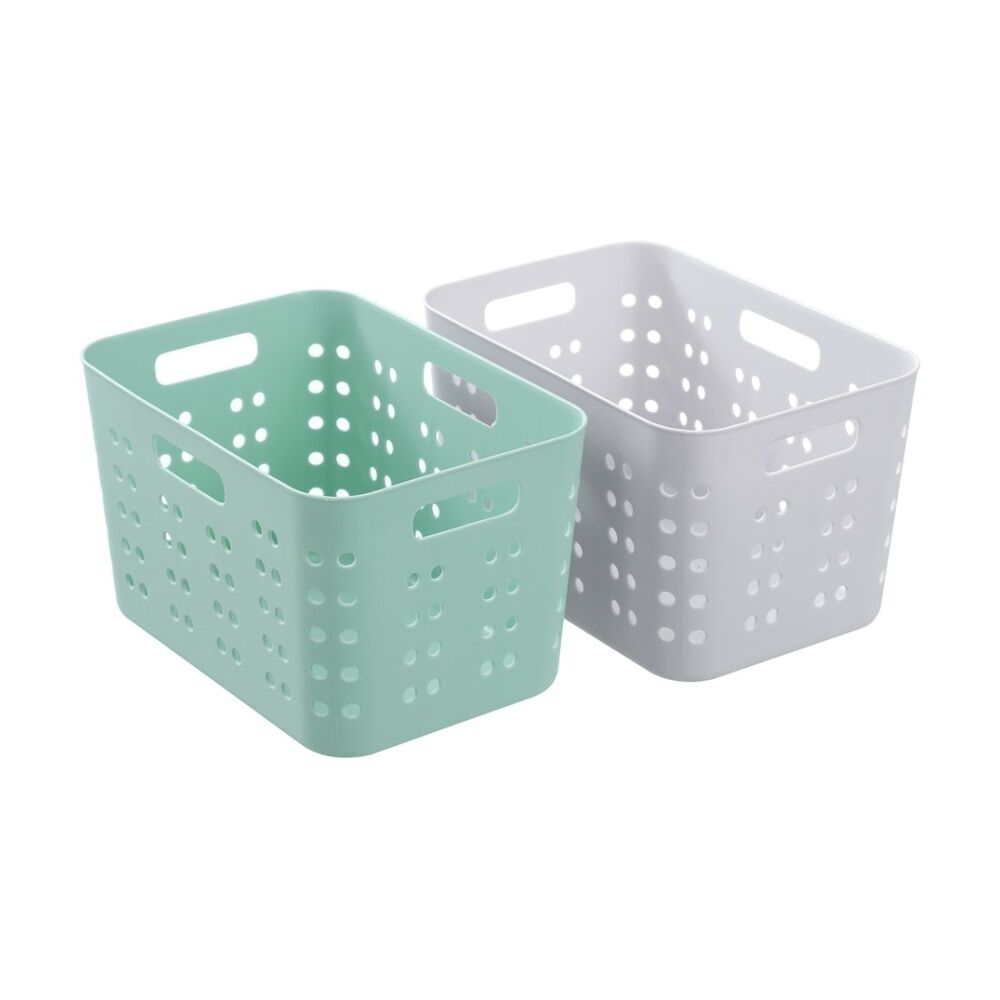 24PK Boxsweden Aeris Basket Home Organiser Storage Container Assorted 4.5L