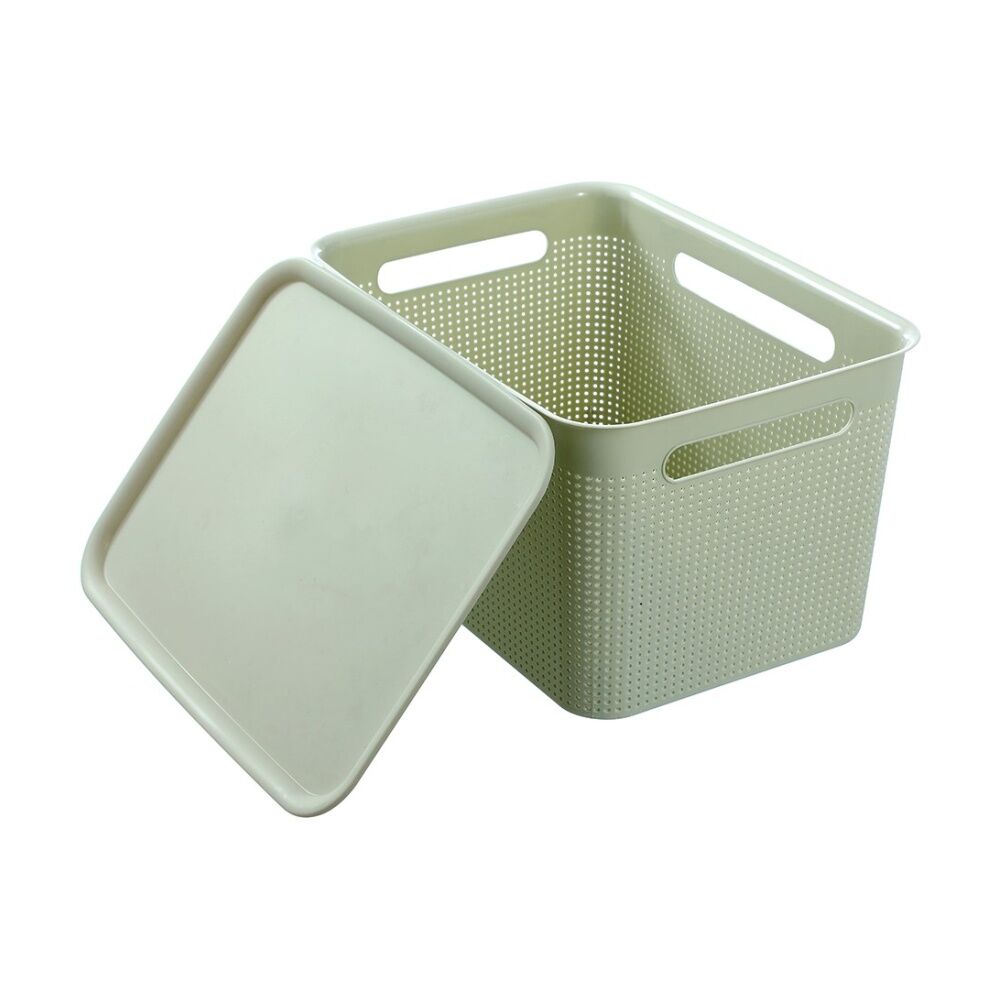 12PK Boxsweden Koi Lidded Home Organiser Storage Container Basket Assorted 16.5L