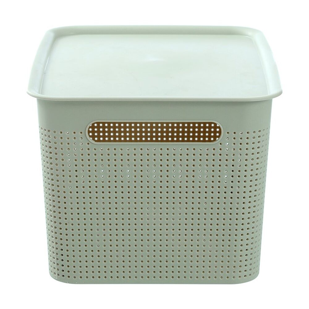 12PK Boxsweden Koi Lidded Home Organiser Storage Container Basket Assorted 16.5L