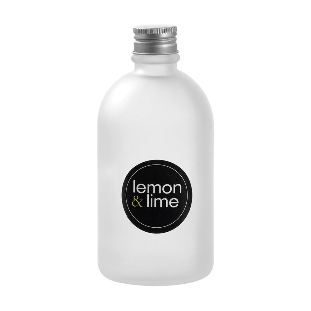 12PK Lemon And Lime Verre Frost Glass Reusable Food Container Lid Silver 290ml