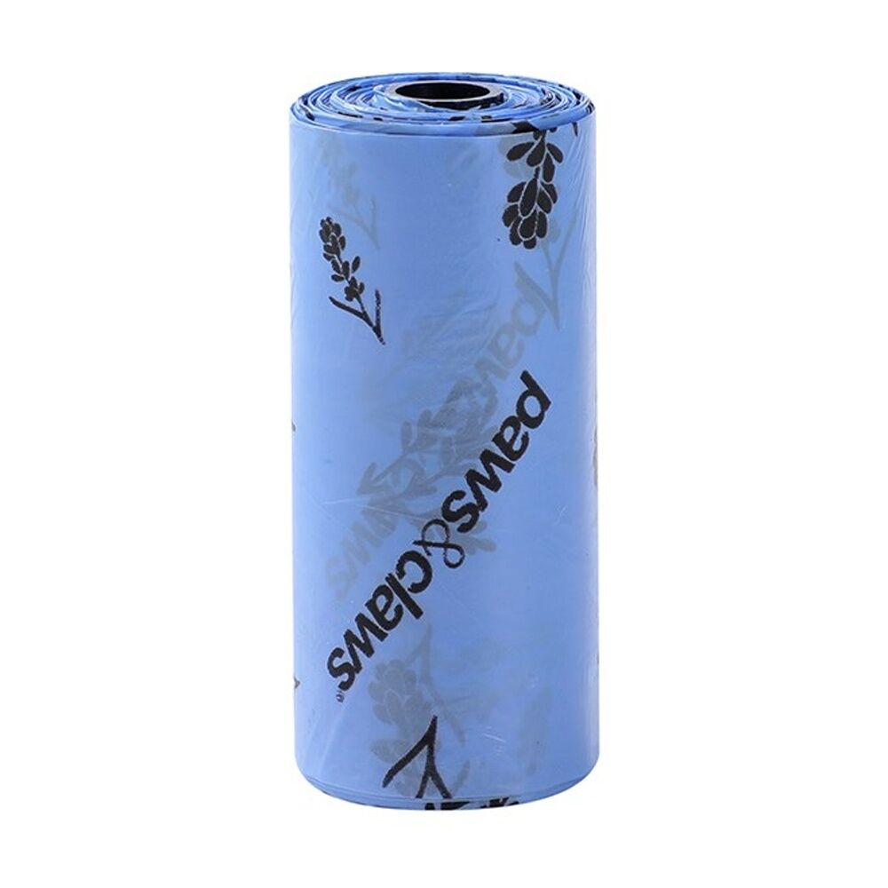 6x 120pc Paws And Claws Scented Poop Bags With Dispenser Assorted