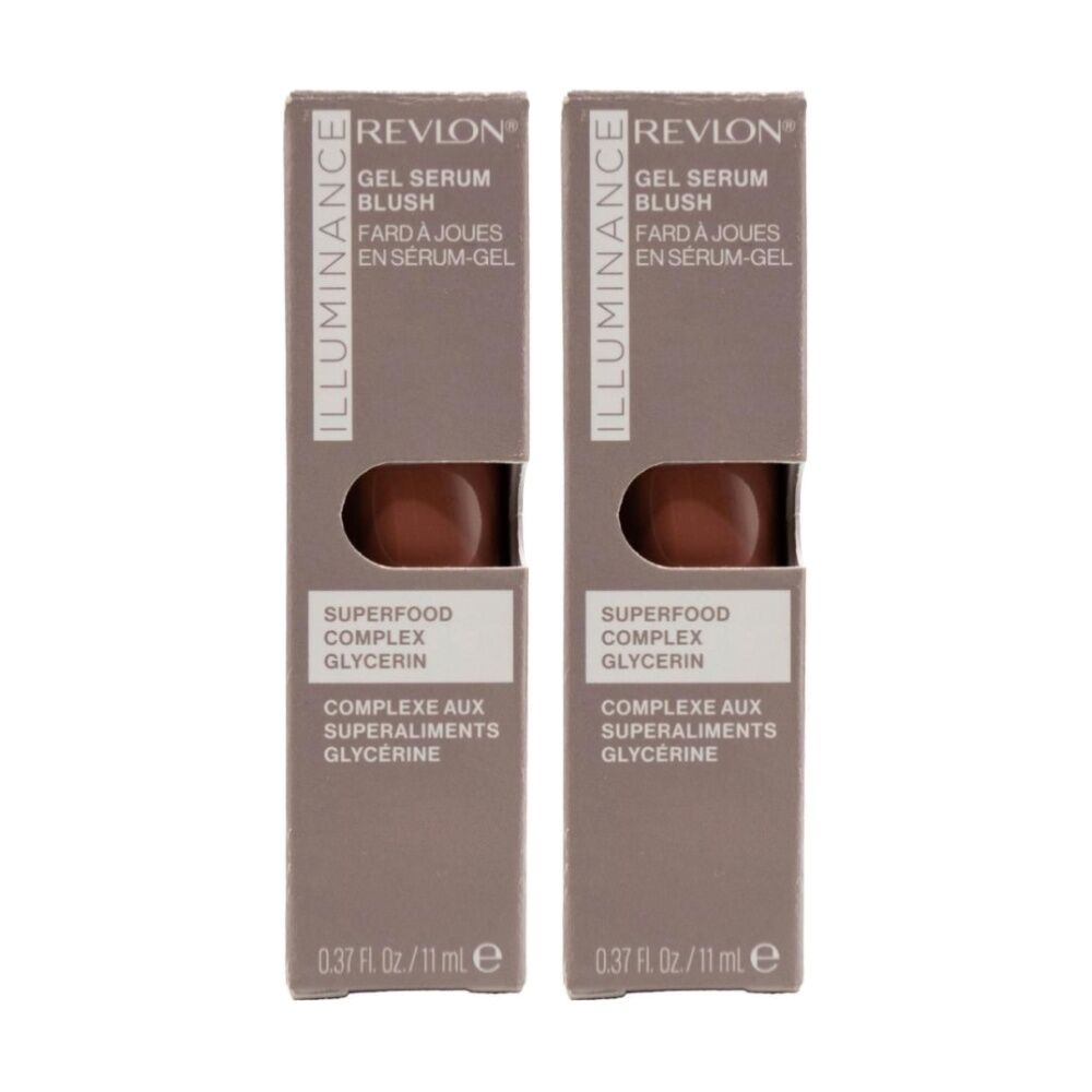 2PK Revlon Gel Serum Make Up Blush 11ml Illuminance Enchanting Mauve 110
