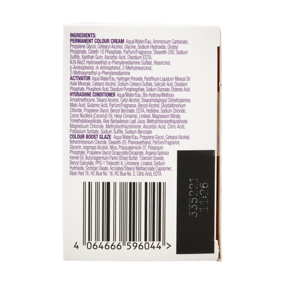 6PK Clairol Permanent Hair Colour 1 Application Bold And Bright 110 Pina Colada