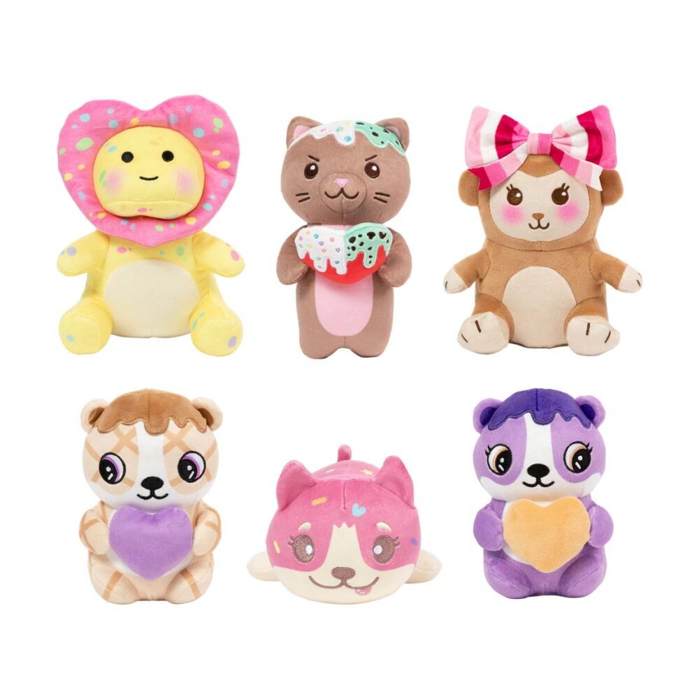 2PK Bonkers Moriah Elizabeth Mystery Plush Valentine's Assorted 6 Inches