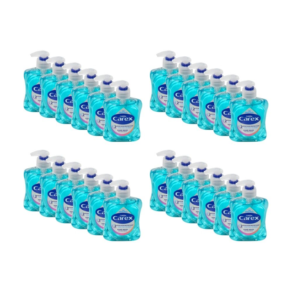 24PK Carex The Original 2h Protection Antibacterial Liquid Hand Wash 250ml