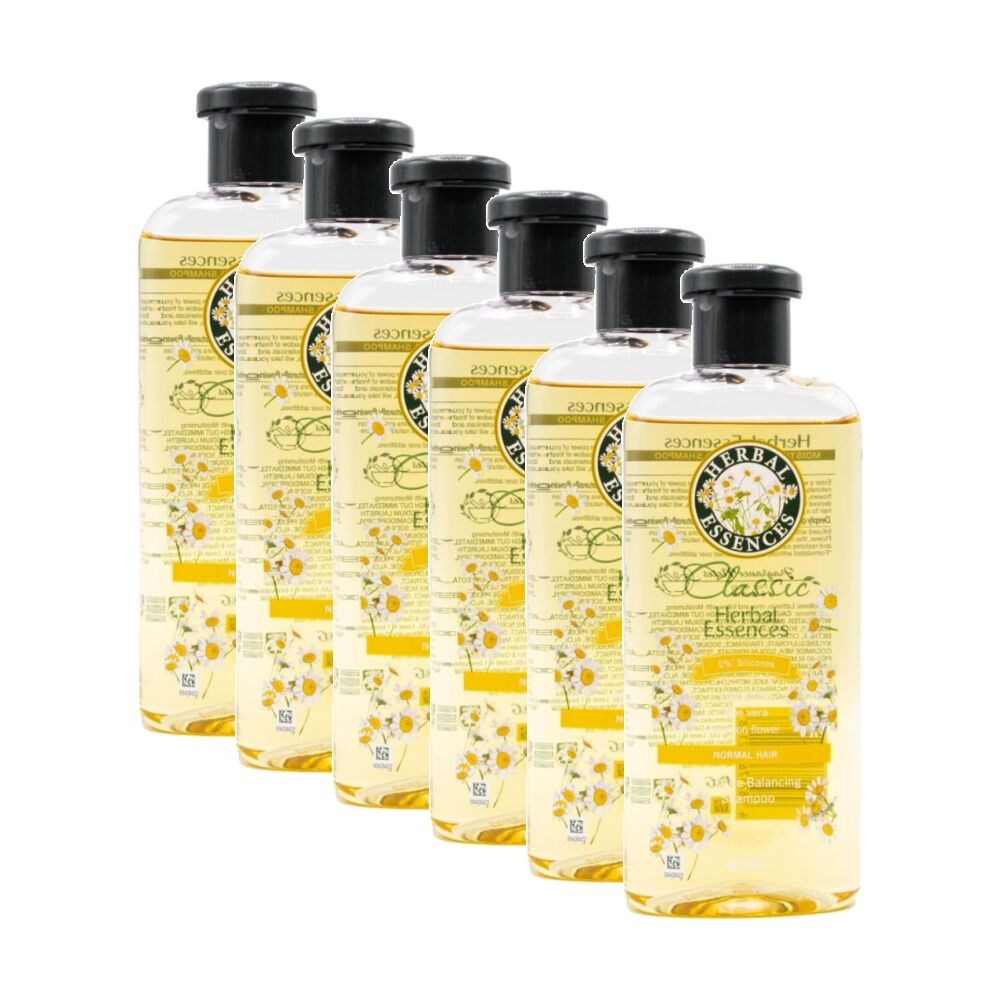 6PK Herbal Essences Classic Moisture Balancing Shampoo For Normal Hair 400ml