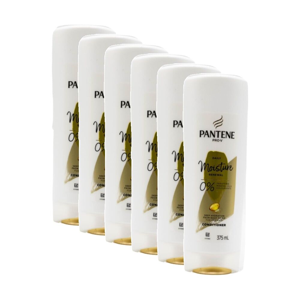 6PK Pantene Pro V Daily Moisture Renewal Deep Hydration Hair Conditioner 375ml