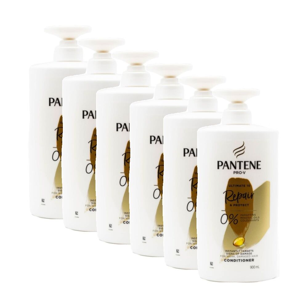 6PK Pantene Pro V Repair & Protect Ultimate 10 Hair Conditioner 900ml