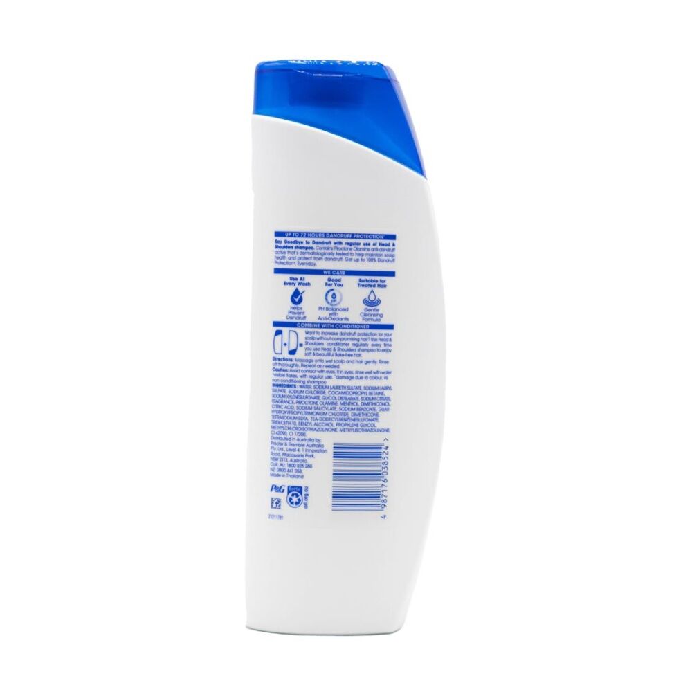 12PK Head & Shoulders Anti Dandruff Cool Menthol Shampoo 400ml