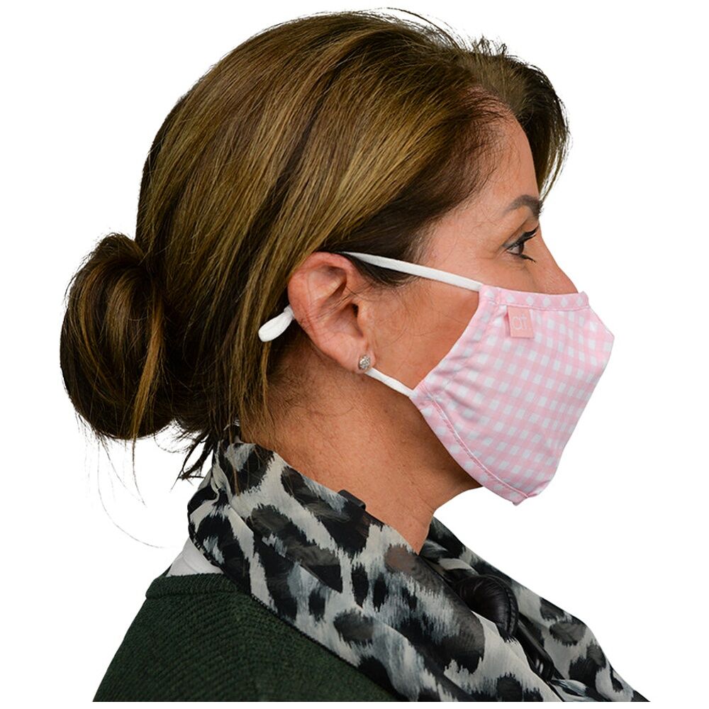 6PK Annabel Trends Reusable Face Mask W/ Adjustable Ear Straps Black Space