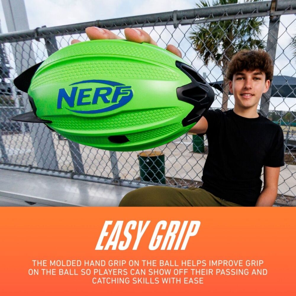 Nerf Vortex Soft Foam Aerodynamic Long Distance Rocket Football Green