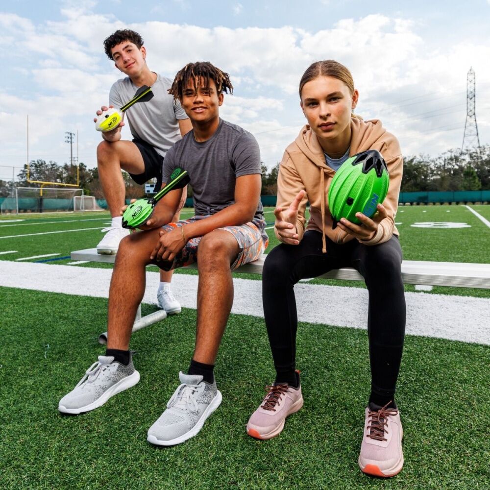 Nerf Vortex Soft Foam Aerodynamic Long Distance Rocket Football Green