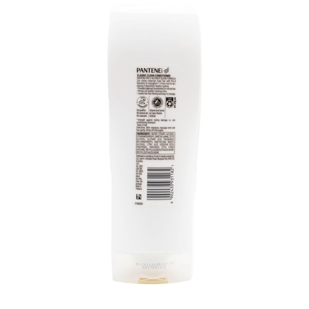 12PK Pantene Pro V Classic Clean Conditioner For Normal/Oily Hair 375ml