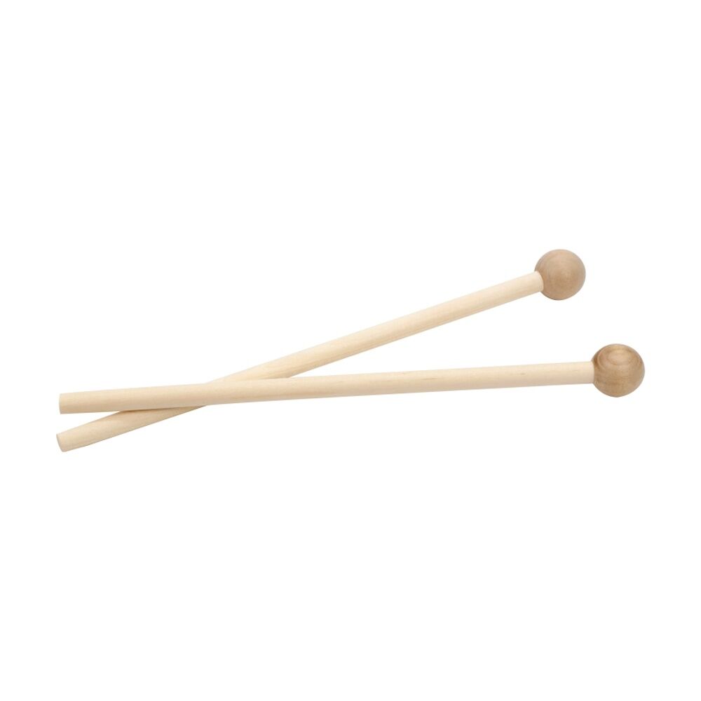 4x 2pc Vivaio Wooden Beaters Percussion Music Instrument Accessory 3Y+ Wood