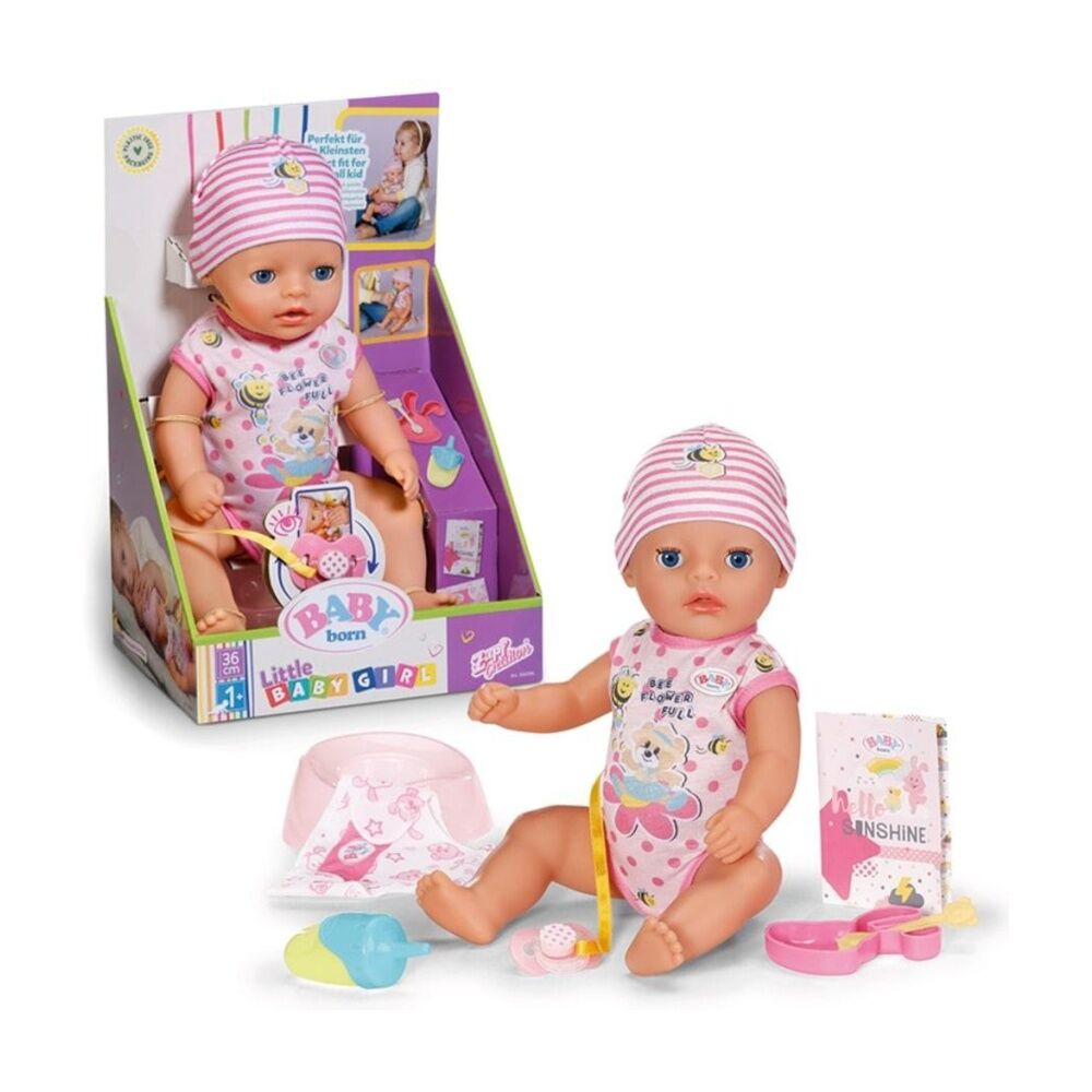 BABY Born Lena Baby Doll W/ Seven Lifelike Functions & Accessories 1y+ 36cm