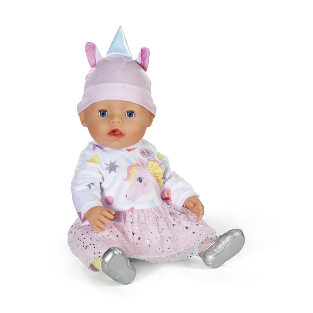 Baby Born Emma in Unicorn Style 43cm Doll & Accessories Kids/Toddler Toy 3y+