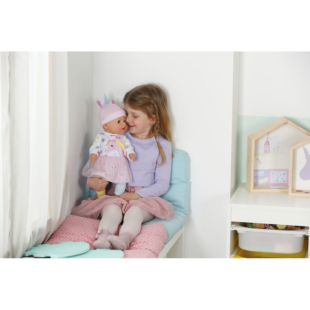Baby Born Emma in Unicorn Style 43cm Doll & Accessories Kids/Toddler Toy 3y+