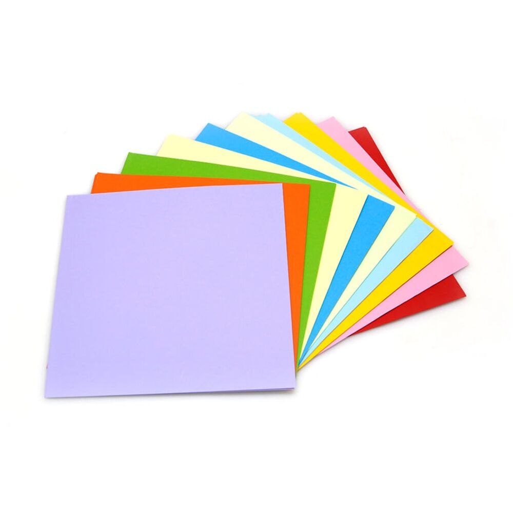 2x 360pc Tacco Matte Paper Squares 254cm 10 Different Colours Sheets 3y+