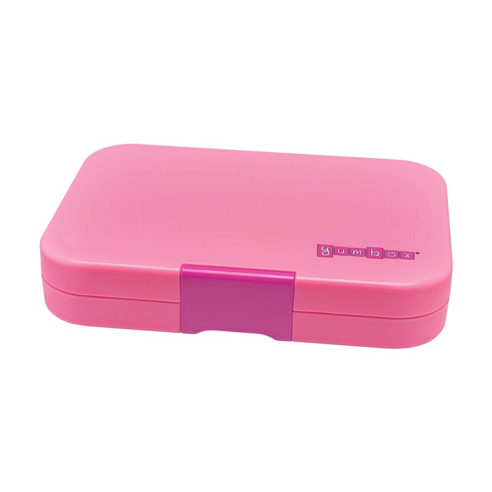 Yumbox Kids Tapas 4 Compartment Leakproof Lunch Box Rainbow Capri Pink
