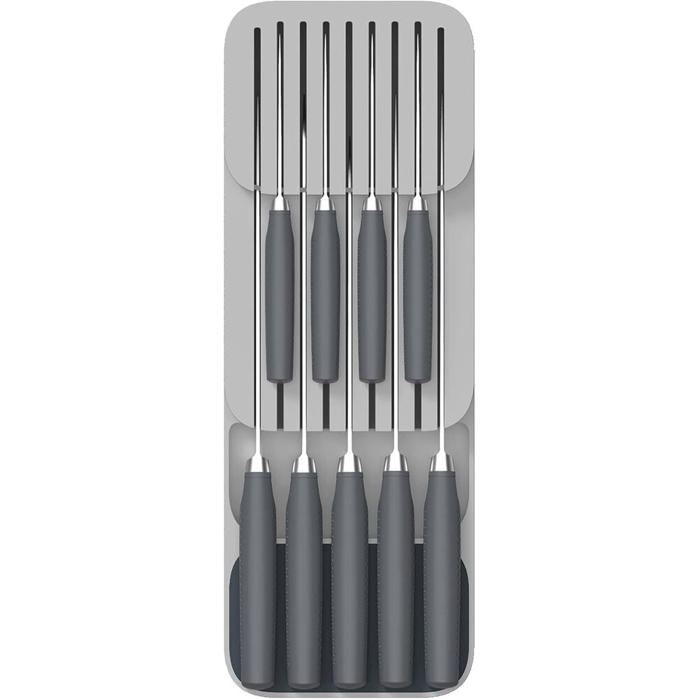 2PK Joseph Joseph DrawerStore Compact 2-Tier Knife Organiser Up To 9 Knives