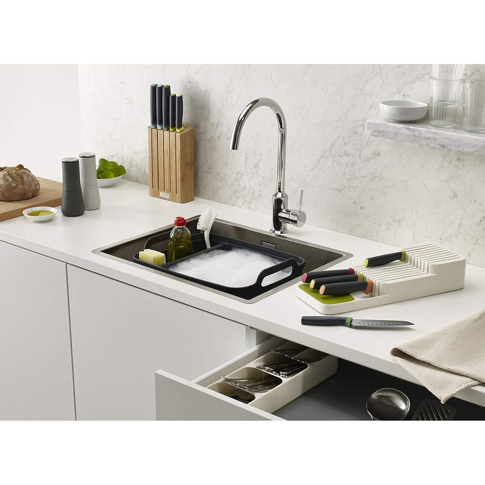 2PK Joseph Joseph DrawerStore Compact 2-Tier Knife Organiser Up To 9 Knives