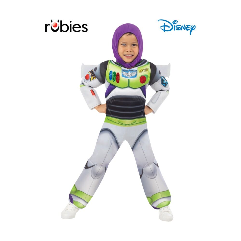 Rubies Buzz Deluxe Toy Story 5 Costume Child Male Dress Up Outfit 2-3 Yrs