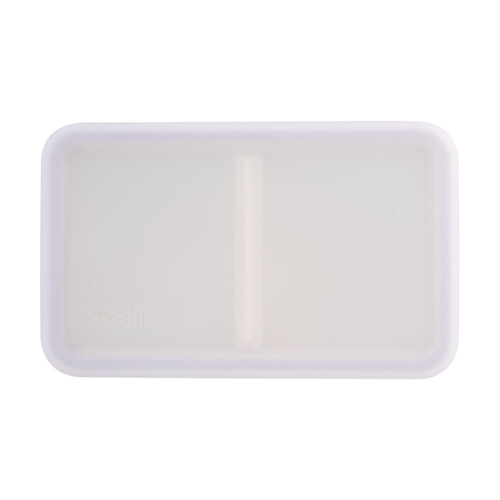2PK Melii Silicone Bento Removable Compartments With Dividers Pink/Ivory