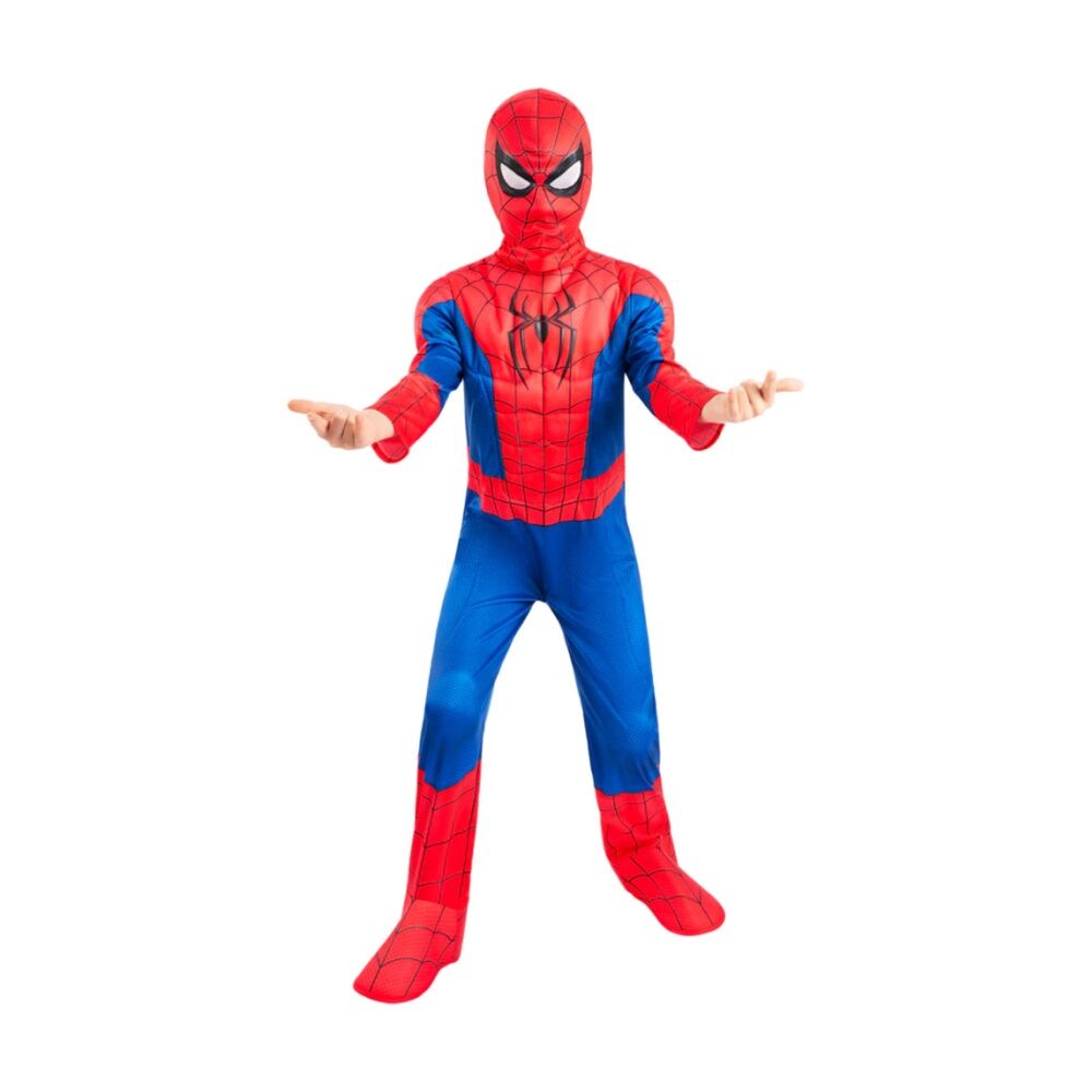 Rubies Spider-Man Deluxe Costume Child Male Dress Up Outfit Party Wear
