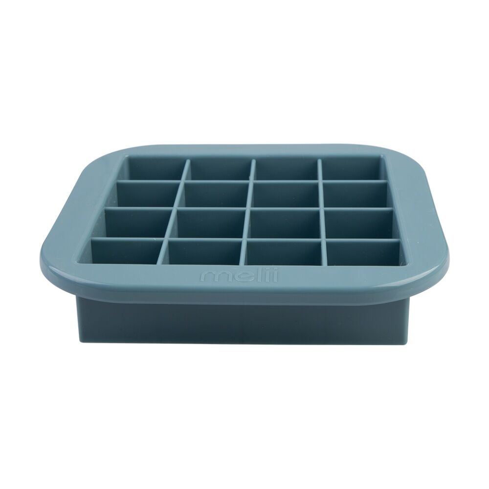 2x 2pc Melii Bite Size Sandwich Cutters Squares Triangles Set Blue/Mint