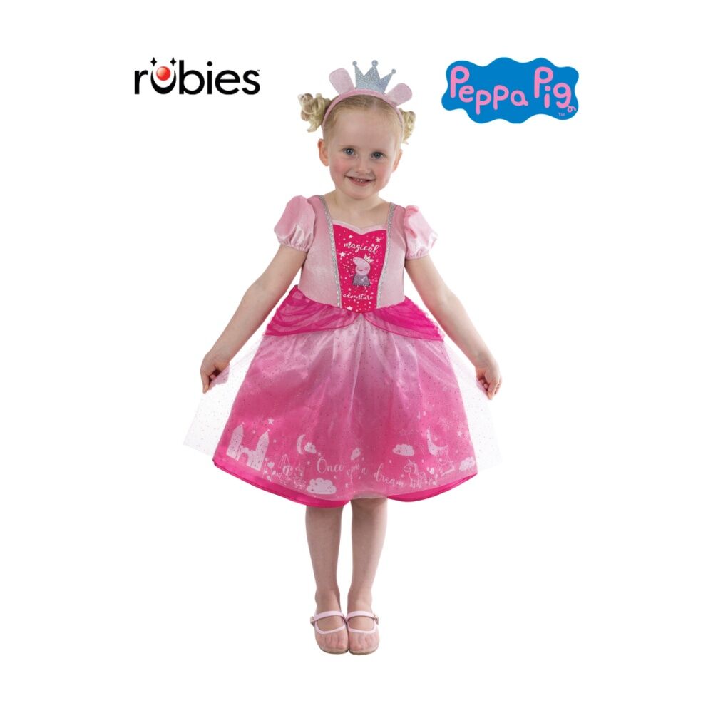 Rubies Peppa Pig Princess Costume Child Female Dress Up Outfit