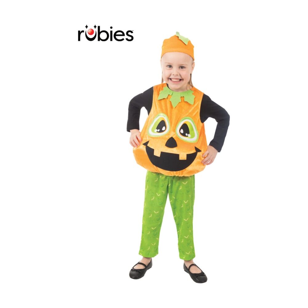 Rubies Pumpkin Tabard Costume Child Kids Unisex Dress Up Outfit