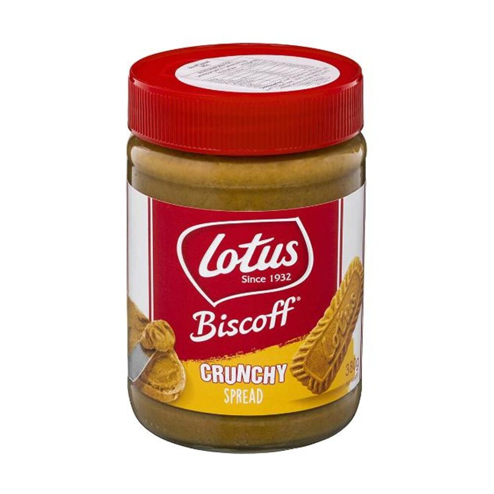 6PK Lotus Biscoff Crunchy Sweet Caramelised Biscuit Spread 400g Jar