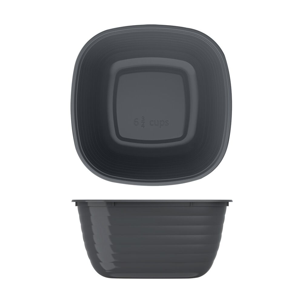 2x 10pc Bentgo Prep 1 Compartment 6.75 Cup Capacity Bowl Pack Graphite
