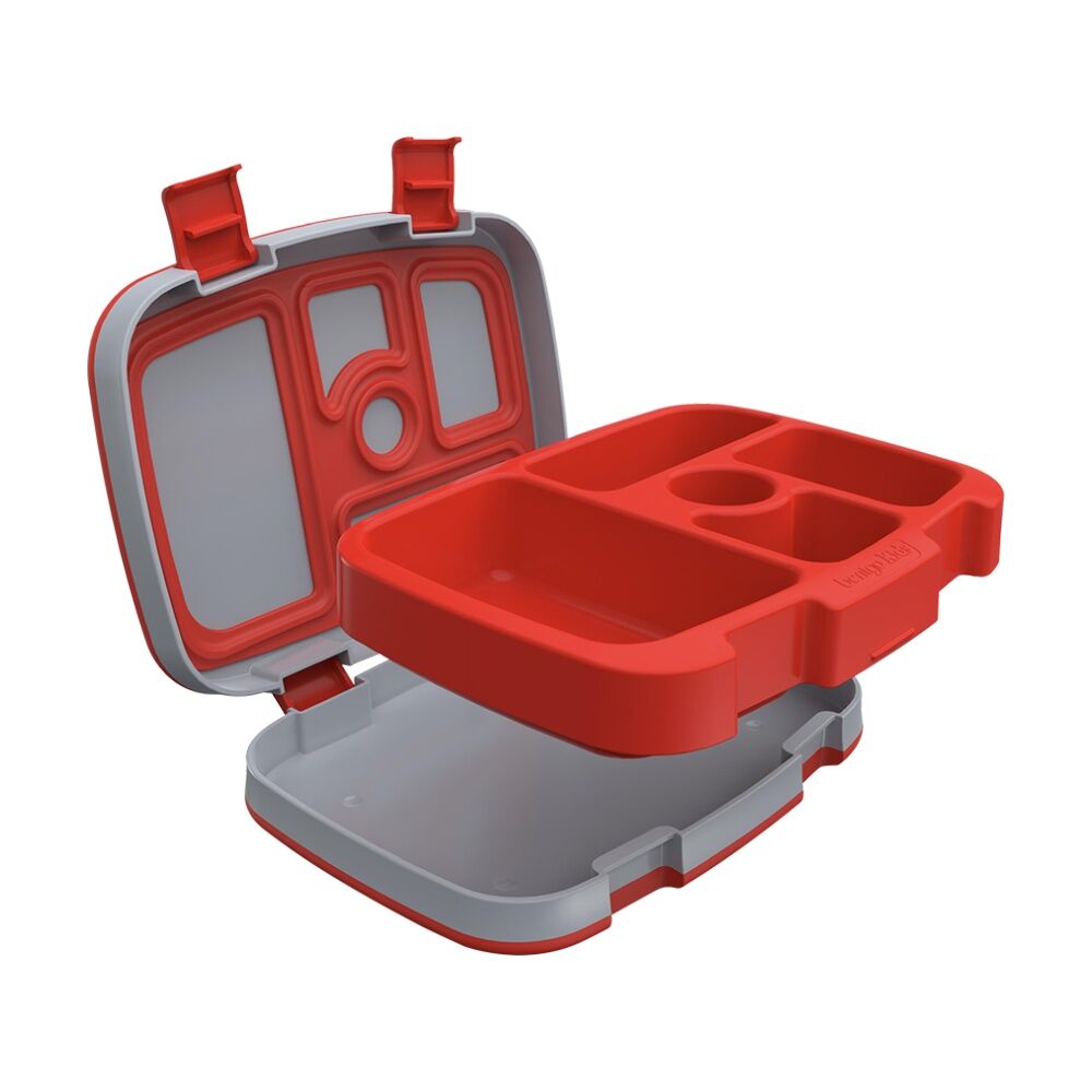 Bentgo Kids Prints Leakproof 5 Compartments Lunch Box Trucks 3y+