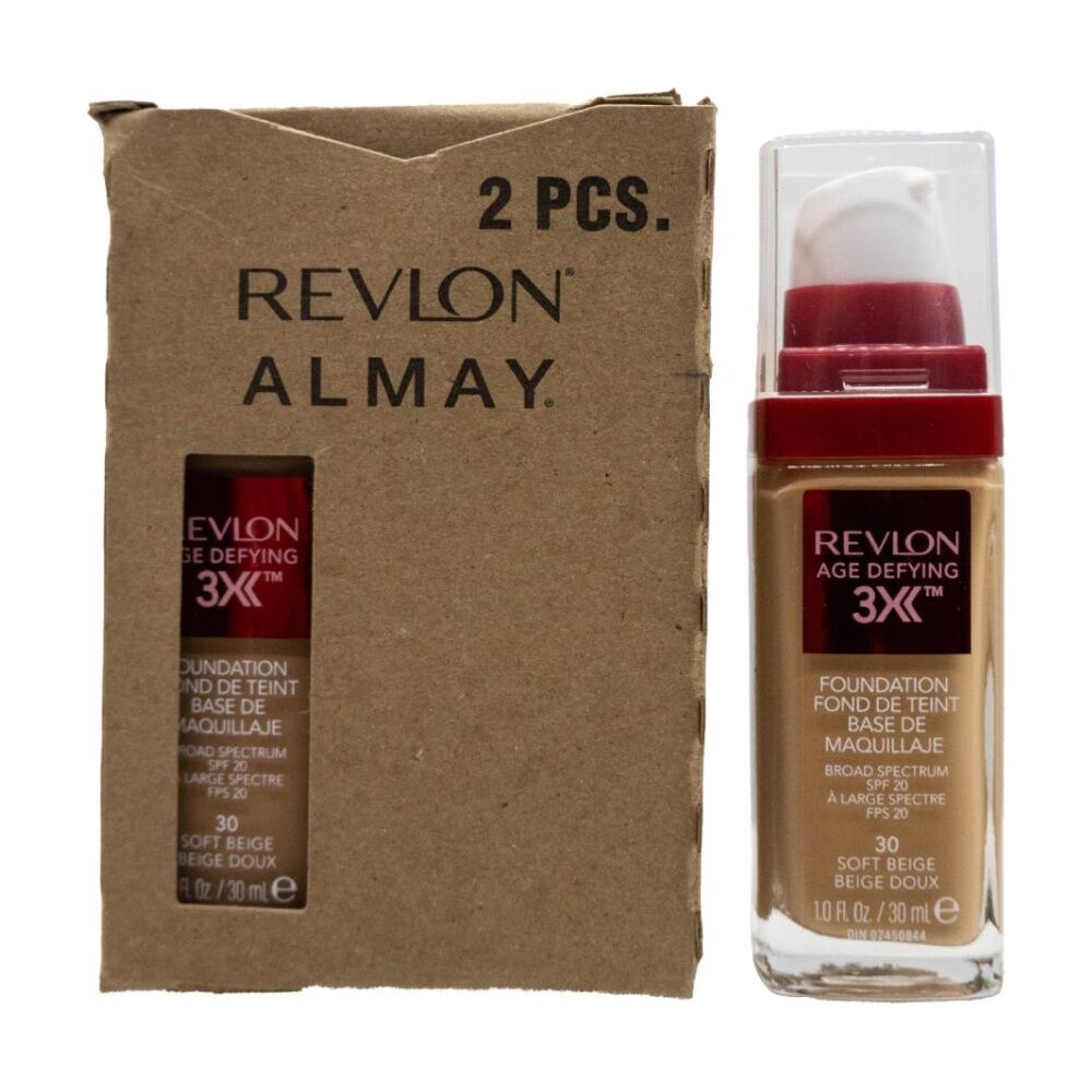 Revlon Age Defying SPF20 Foundation Soft Beige 30 30ml