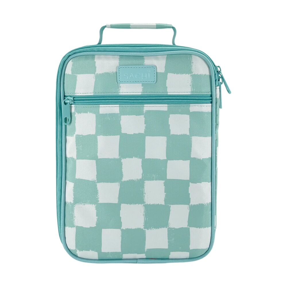 2PK Sachi Junior Insulated School Food Lunch Bag Check It Out 21x11x28cm