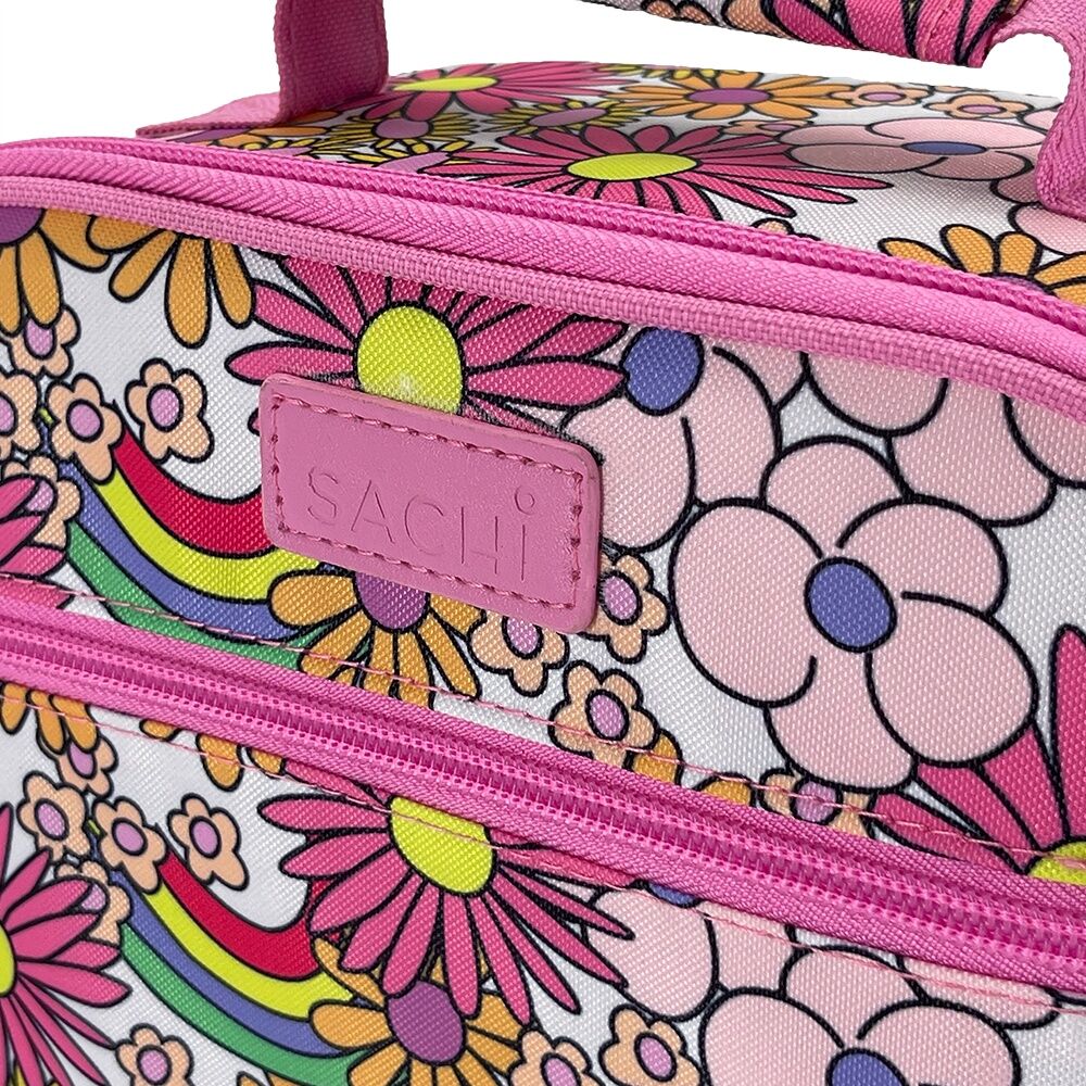 2PK Sachi Junior Insulated School Food Lunch Bag Flower Power 21x11x28cm