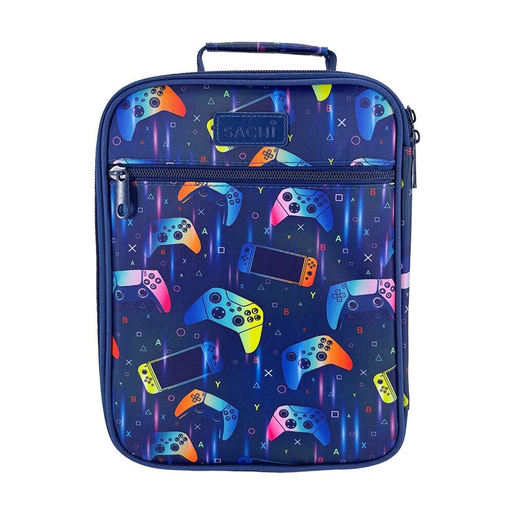 2PK Sachi Junior Insulated School Food Lunch Bag Gamer 21x11x28cm