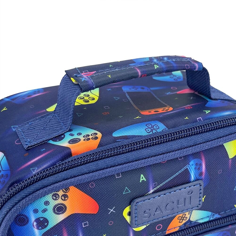 2PK Sachi Junior Insulated School Food Lunch Bag Gamer 21x11x28cm