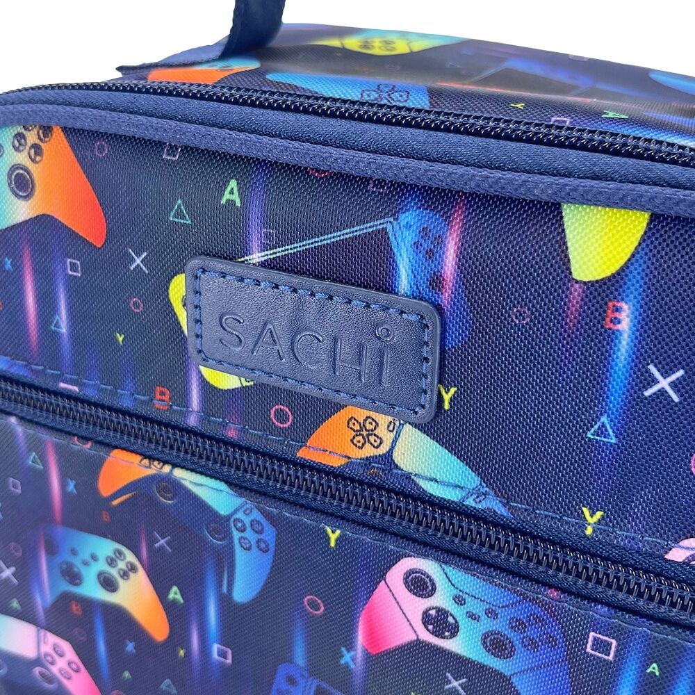 2PK Sachi Junior Insulated School Food Lunch Bag Gamer 21x11x28cm