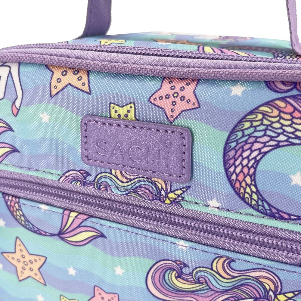Sachi Junior Insulated School Food Lunch Bag Mermaid Unicorn 21x11x28cm