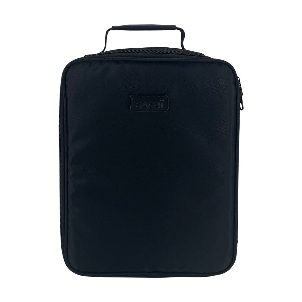 2PK Sachi XL Junior Insulated School Food Lunch Bag Black 24.5x11x30.5cm