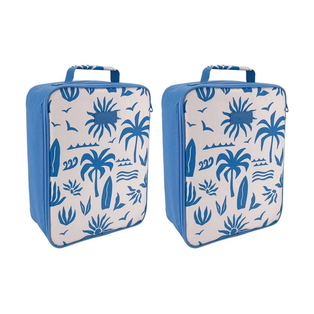 2PK Sachi XL Junior Insulated School Food Lunch Bag Beachy Keen 24.5x11x30.5cm