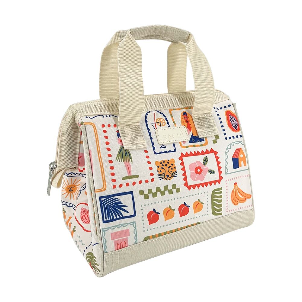 2PK Sachi Insulated Style 34 School Food Lunch Bag Summer Escape 24x17x22cm