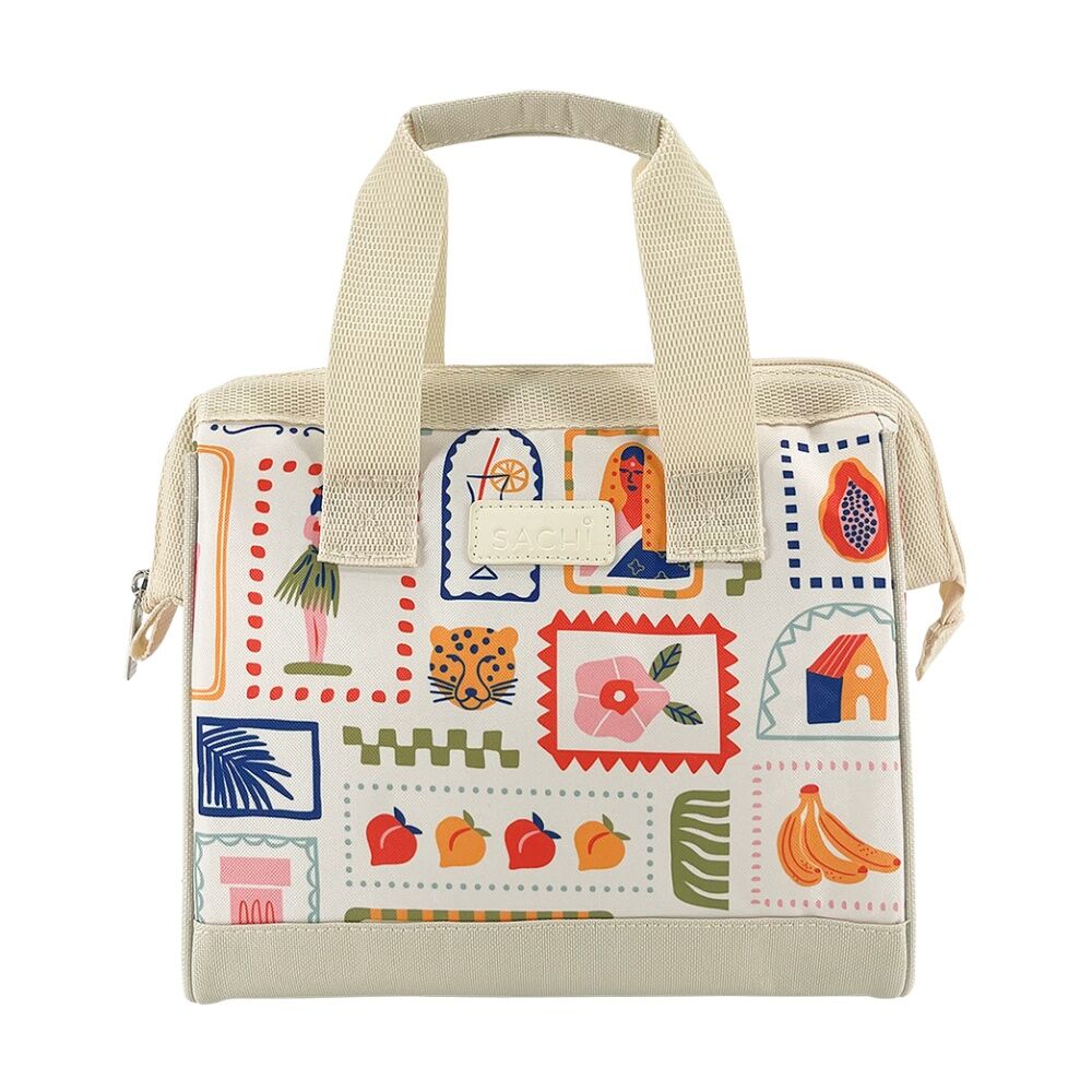2PK Sachi Insulated Style 34 School Food Lunch Bag Summer Escape 24x17x22cm