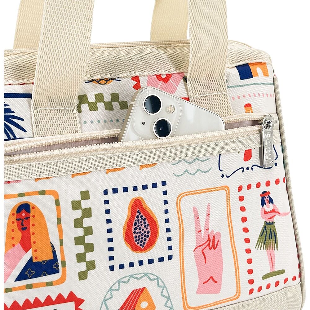 2PK Sachi Insulated Style 34 School Food Lunch Bag Summer Escape 24x17x22cm