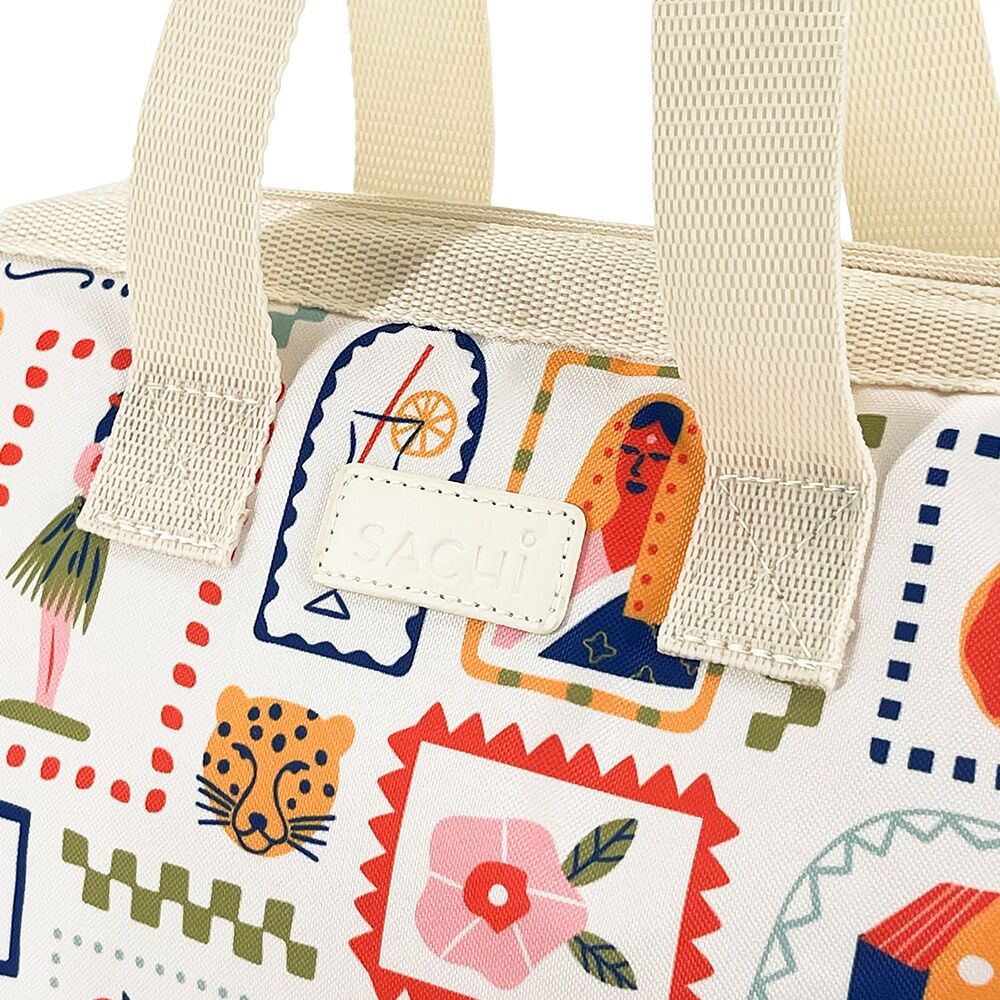 2PK Sachi Insulated Style 34 School Food Lunch Bag Summer Escape 24x17x22cm